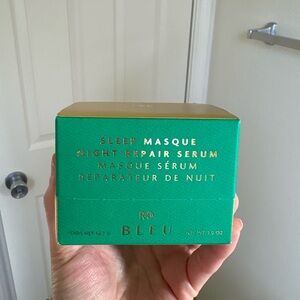 R+Co Bleu Sleep Masque Night Repair Serum - Green and Blue